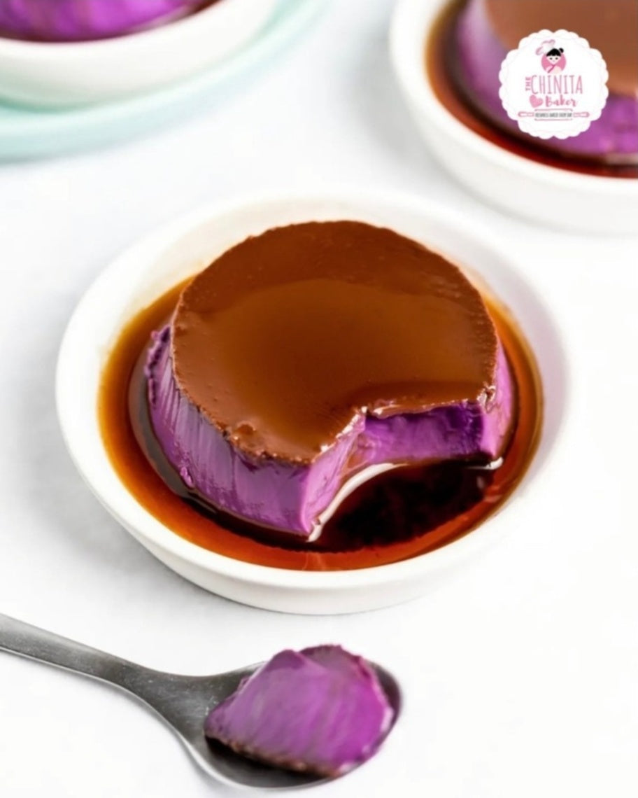 Creamy Ube Flan