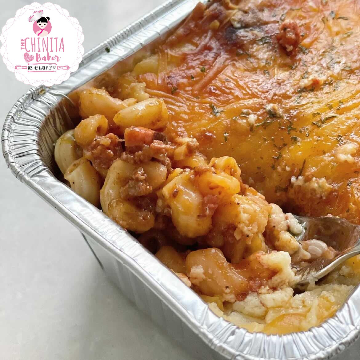 PARTY Meaty & Cheesy Baked Macaroni